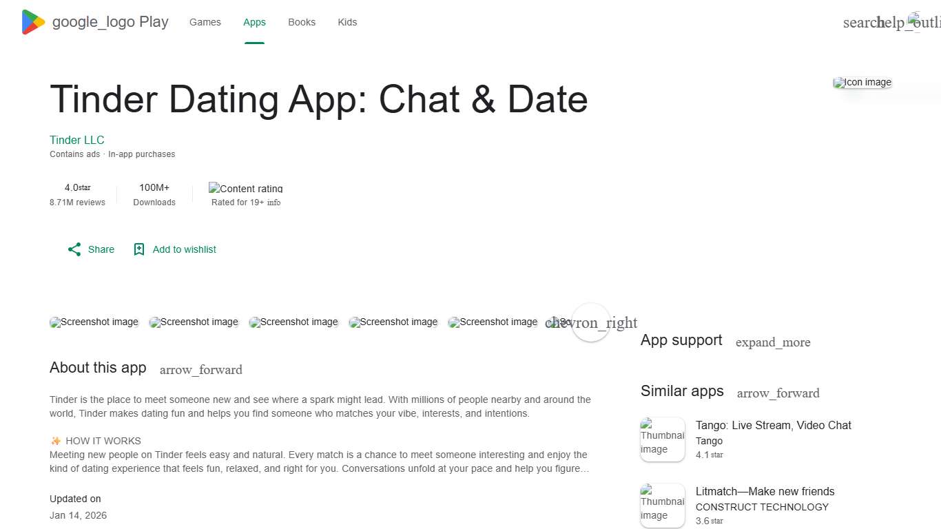 Tinder Dating App: Chat & Date - Apps on Google Play