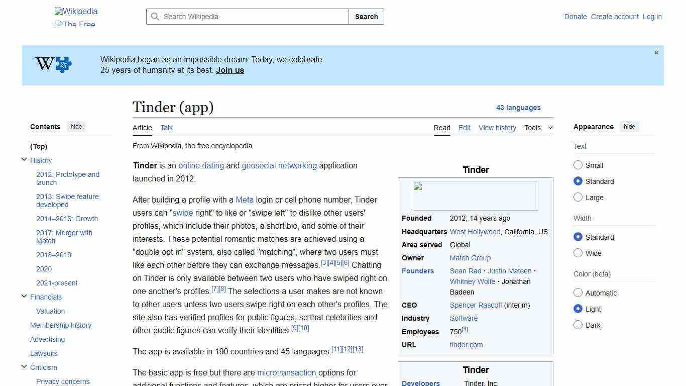 Tinder (app) - Wikipedia